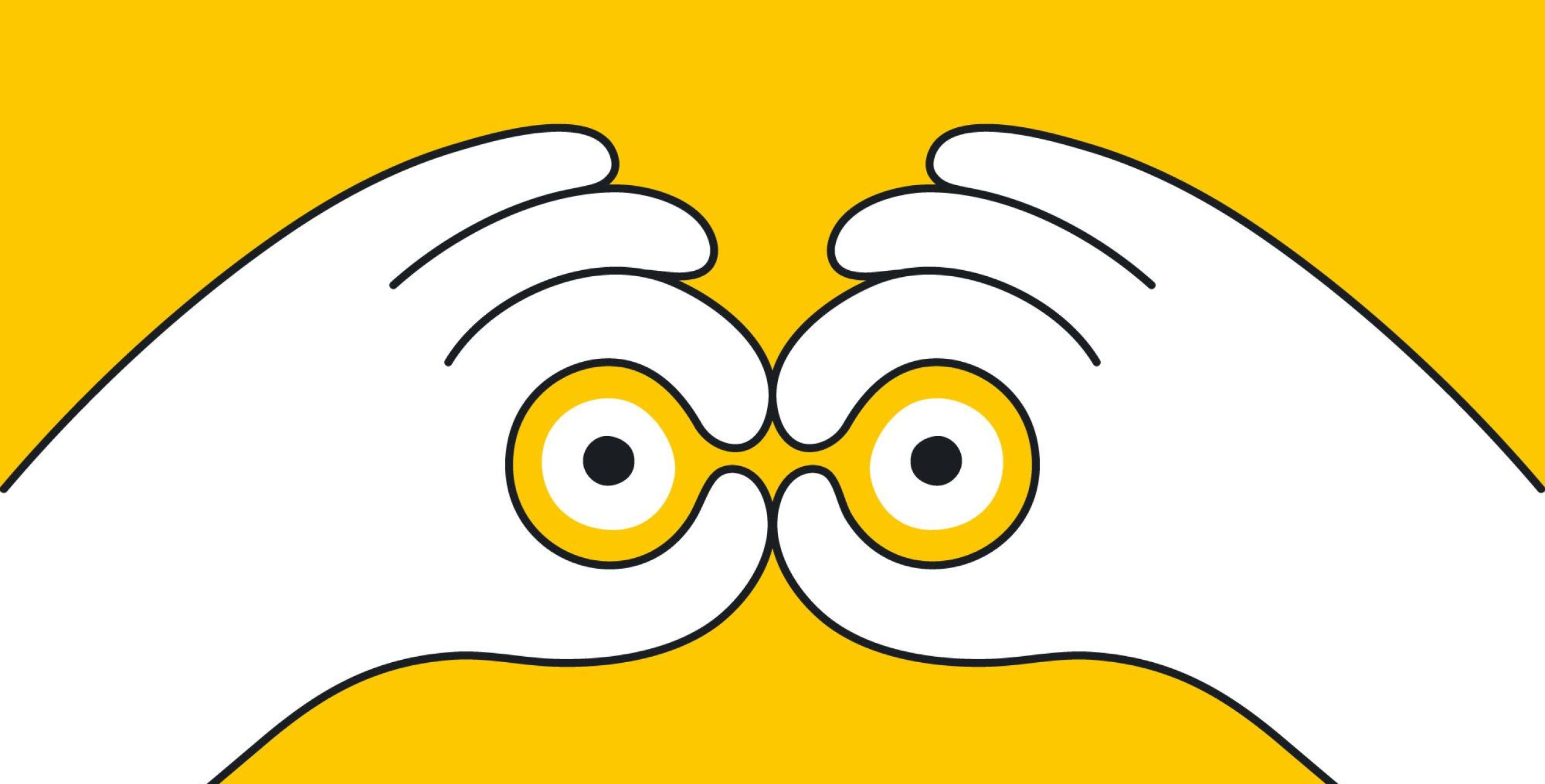 Main symbolisant des jumelles